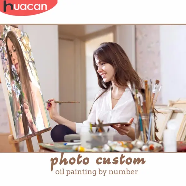 HUACAN Custom Photo Paint by Numbers – Premium Kit HUACAN Custom Photo Paint by Numbers – Premium Kit