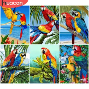 HUACAN Diamond Painting Kit – Tropical Parrot