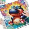 HUACAN Diamond Painting Kit – Happy Hippo HUACAN Diamond Painting Kit – Happy Hippo – photo 2