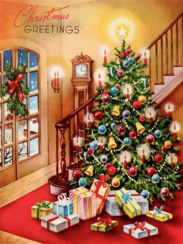 Vintage Staircase Tree