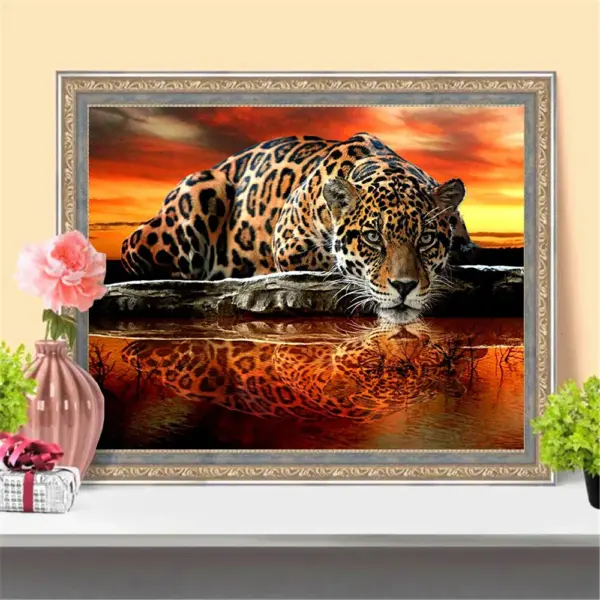 HUACAN Diamond Painting Kit – Spotted Leopard HUACAN Diamond Painting Kit – Spotted Leopard – photo 6