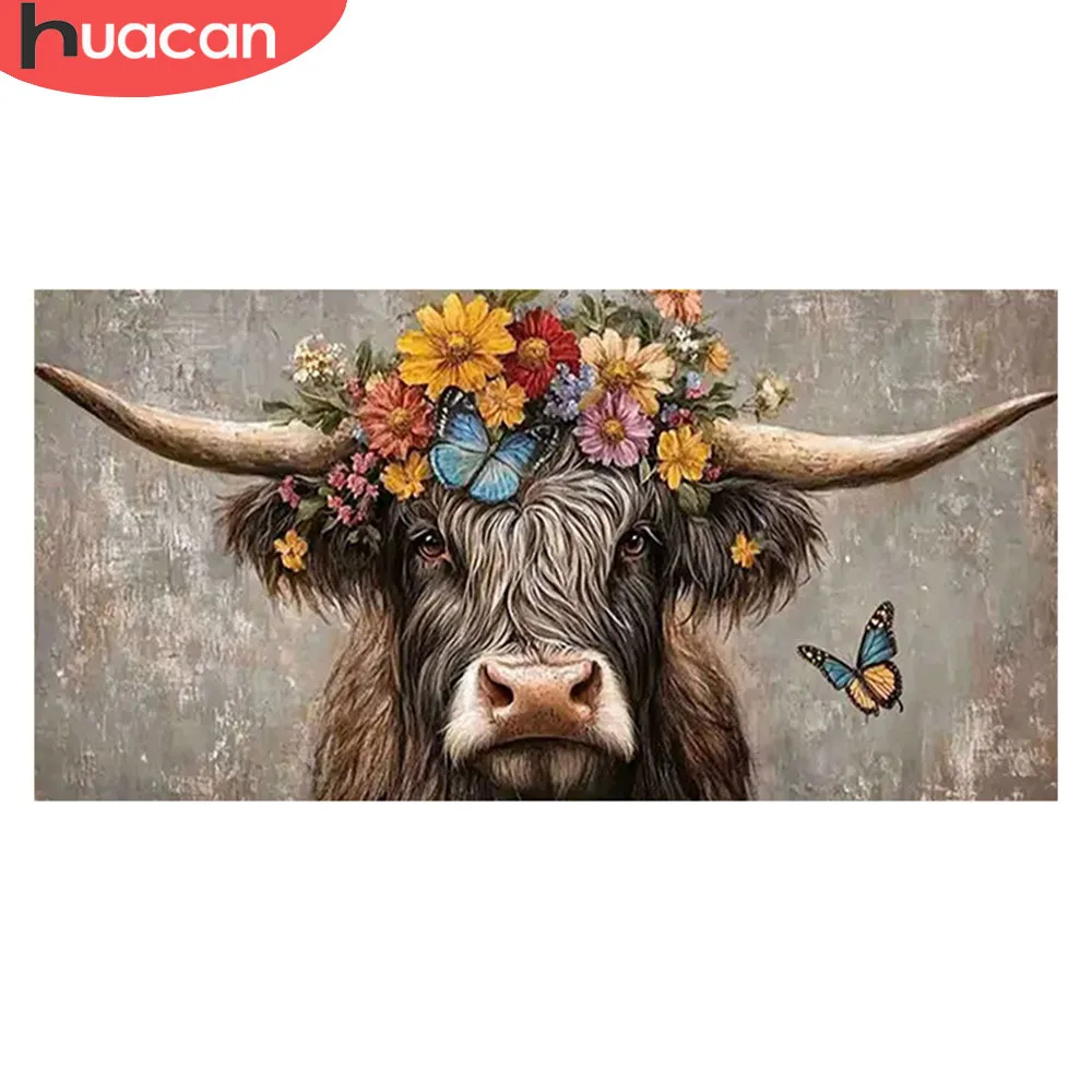 HUACAN Diamond Painting Kit – Country Cow