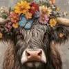 HUACAN Diamond Painting Kit – Country Cow – photo 2