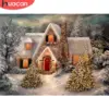 HUACAN Diamond Painting Kit – Winter Pine Forest