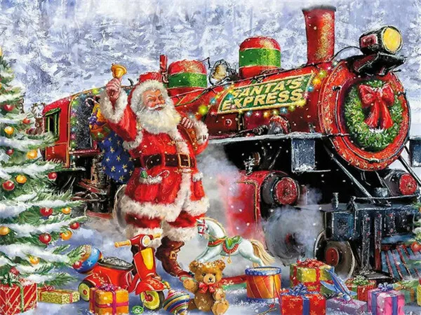 Papai Noel Tocando o Sino