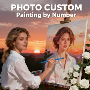 HUACAN Custom Photo Paint by Numbers – Heirloom Kit