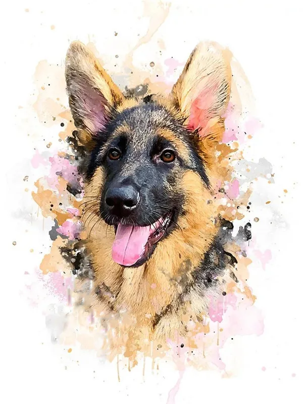 Shepherd Puppy Grin