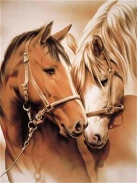 Horses Nose to Nose