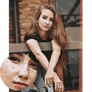 HUACAN Custom Photo Paint by Numbers – Adult Kit – photo 2