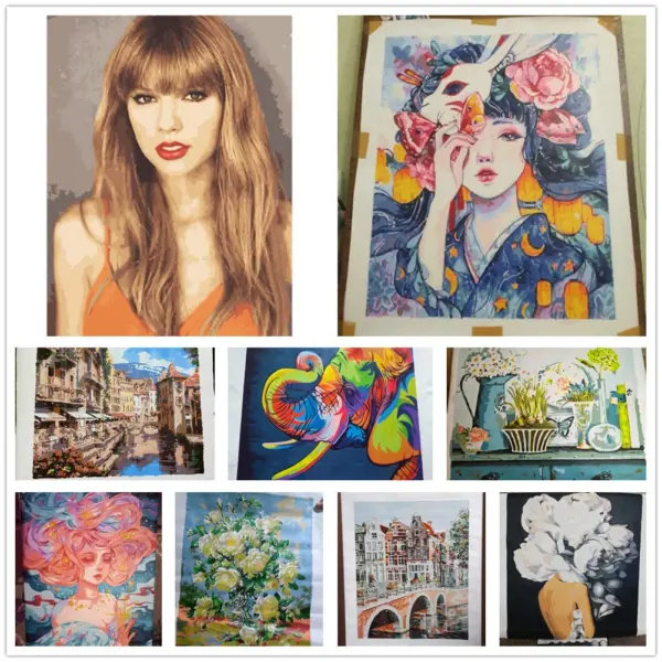 HUACAN Custom Photo Paint by Numbers – Deluxe Kit HUACAN Custom Photo Paint by Numbers – Deluxe Kit – photo 4