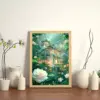 HUACAN Diamond Painting Kit – Rose Cottage – photo 3