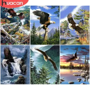 HUACAN Diamond Painting Kit – Soaring Eagle