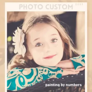 HUACAN Custom Photo Paint by Numbers – Keepsake Kit