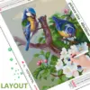 HUACAN Diamond Painting Kit – Garden Birds HUACAN Diamond Painting Kit – Garden Birds – photo 3