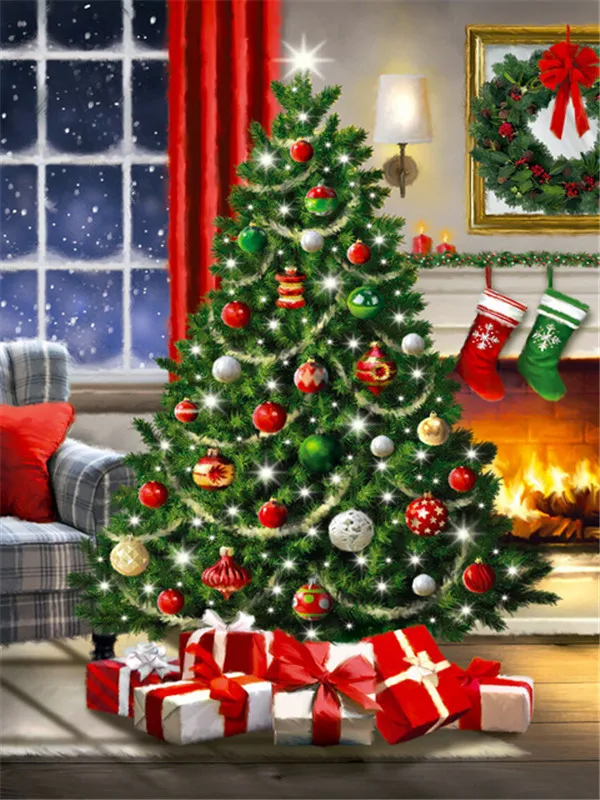 Cozy Living Room Tree