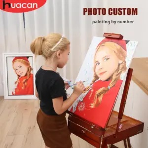 HUACAN Custom Photo Paint by Numbers Kit – Wall Art