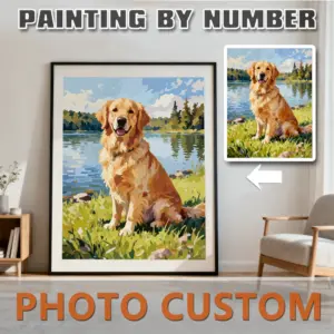 HUACAN Custom Photo Paint by Numbers – Creative Kit