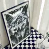 HUACAN Diamond Painting Kit – Monochrome Wolf HUACAN Diamond Painting Kit – Monochrome Wolf – photo 5