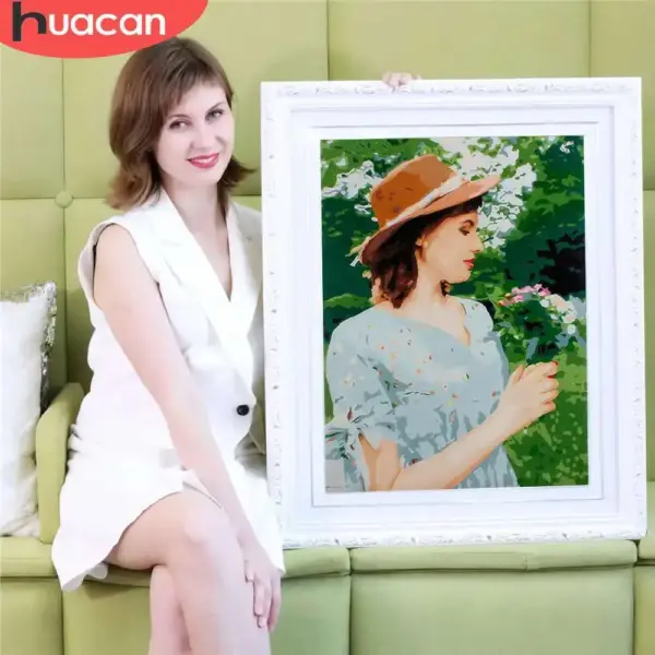 HUACAN Custom Photo Paint by Numbers – Modern Kit HUACAN Custom Photo Paint by Numbers – Modern Kit