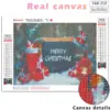 HUACAN Diamond Painting Kit – Christmas Candle – photo 4