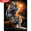 HUACAN Diamond Painting Kit – Jungle Tiger