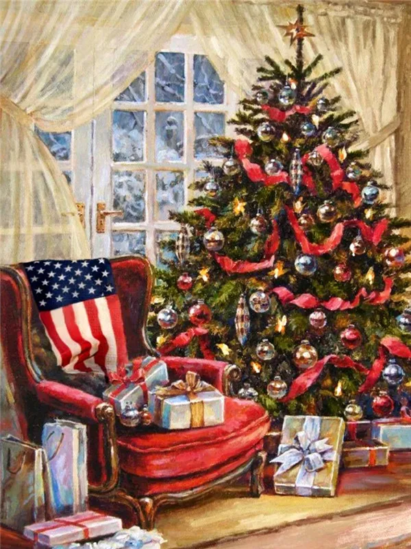 Elegant Tree by the Armchair