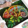 HUACAN Diamond Painting Kit – Rainbow Chameleon HUACAN Diamond Painting Kit – Rainbow Chameleon – photo 3