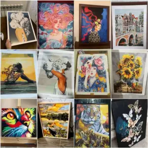 HUACAN Custom Photo Paint by Numbers – Elegant Kit – photo 2