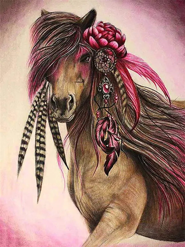 Bohemian Feather Horse