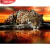 HUACAN Diamond Painting Kit – Spotted Leopard HUACAN Diamond Painting Kit – Spotted Leopard