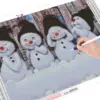 HUACAN Diamond Painting Kit – Frosty Snowman – photo 3