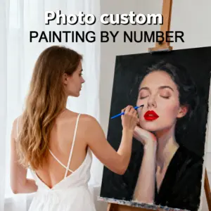 HUACAN Custom Photo Paint by Numbers – Cherish Kit