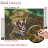 HUACAN Diamond Painting Kit – Spotted Leopard HUACAN Diamond Painting Kit – Spotted Leopard – photo 4