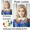HUACAN Custom Photo Paint by Numbers – Portrait Kit HUACAN Custom Photo Paint by Numbers – Portrait Kit