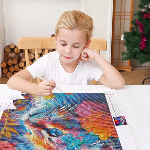 HUACAN Diamond Painting Kit – Playful Cat HUACAN Diamond Painting Kit – Playful Cat – photo 4