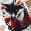 HUACAN Diamond Painting Kit – Rose Garden Fox HUACAN Diamond Painting Kit – Rose Garden Fox – photo 2