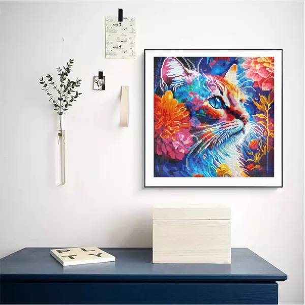 HUACAN Diamond Painting Kit – Playful Cat HUACAN Diamond Painting Kit – Playful Cat – photo 5