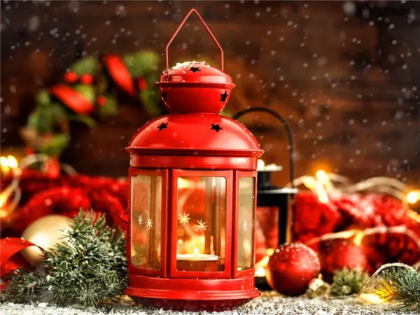 Glowing Lantern Bokeh