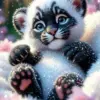 HUACAN Diamond Painting Kit – Snow Tiger – photo 2