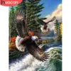 HUACAN Diamond Painting Kit – Eagle Portrait HUACAN Diamond Painting Kit – Eagle Portrait
