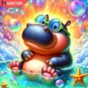 HUACAN Diamond Painting Kit – Happy Hippo HUACAN Diamond Painting Kit – Happy Hippo