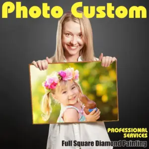 HUACAN Custom Photo Diamond Painting Kit – Wall Art