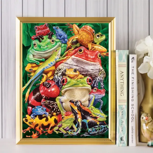 HUACAN Diamond Painting Kit – Whimsical Frog HUACAN Diamond Painting Kit – Whimsical Frog – photo 3