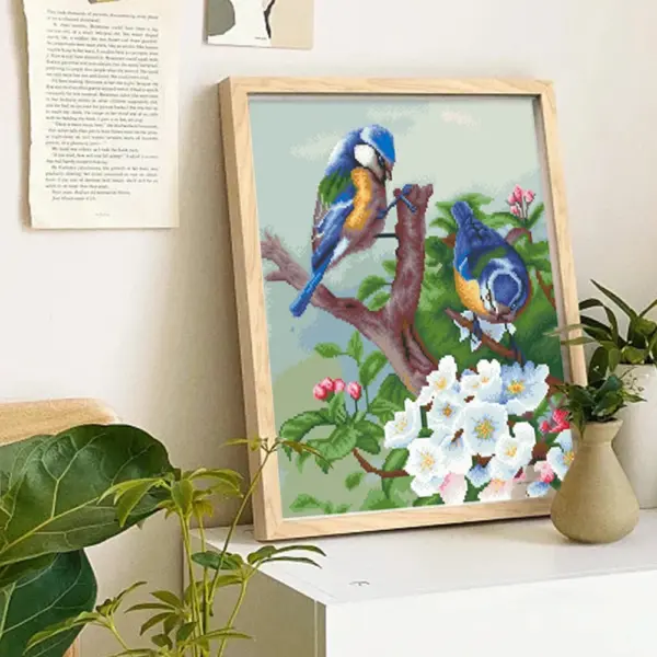HUACAN Diamond Painting Kit – Garden Birds HUACAN Diamond Painting Kit – Garden Birds – photo 5