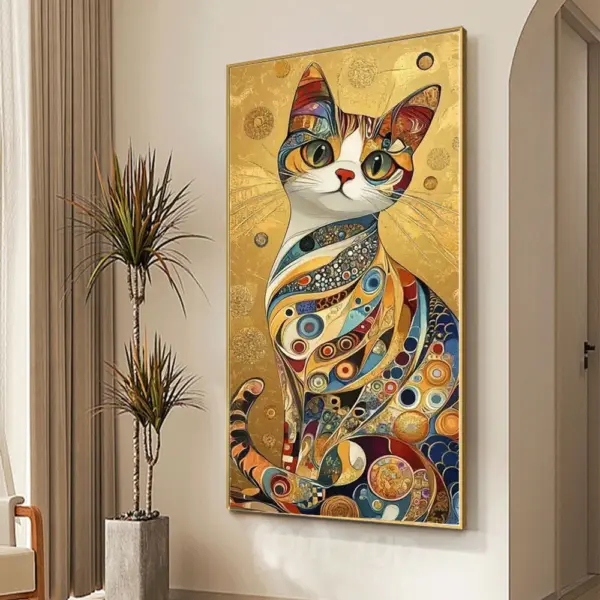 HUACAN Diamond Painting Kit – Cozy Cat – photo 3