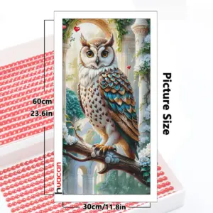 HUACAN Diamond Painting Kit – Wise Owl – photo 2