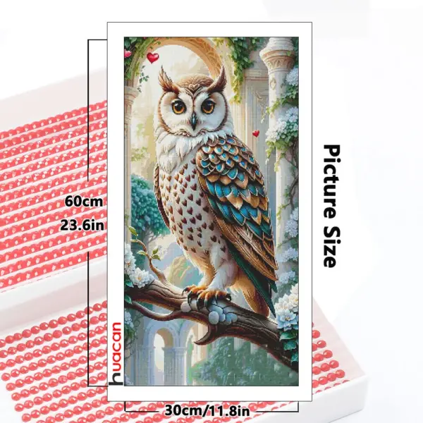 HUACAN Diamond Painting Kit – Wise Owl HUACAN Diamond Painting Kit – Wise Owl – photo 2
