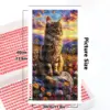 HUACAN Diamond Painting Kit – Cat Flower Fantasy – photo 2