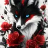 HUACAN Diamond Painting Kit – Rose Garden Fox – photo 2