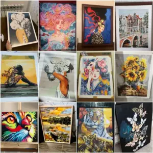 HUACAN Custom Photo Paint by Numbers – Portrait Kit – photo 2